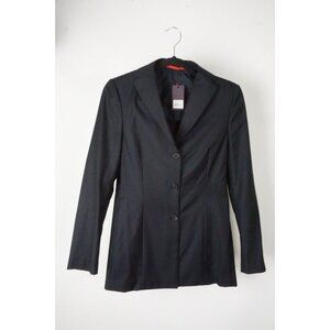 Isaia Acquario Blue Herringbone 100% Wool Jacket Blazer Sz 40R BRAND NEW